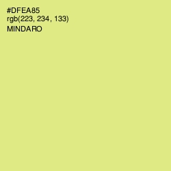 #DFEA85 - Mindaro Color Image