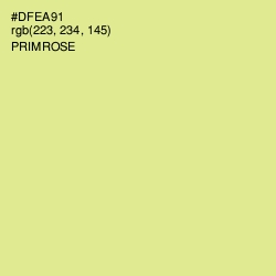 #DFEA91 - Primrose Color Image