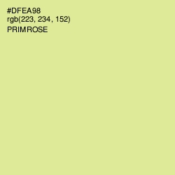 #DFEA98 - Primrose Color Image