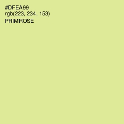 #DFEA99 - Primrose Color Image