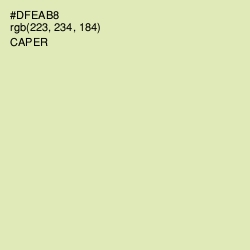 #DFEAB8 - Caper Color Image