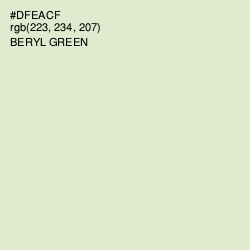 #DFEACF - Beryl Green Color Image