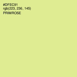 #DFEC91 - Primrose Color Image