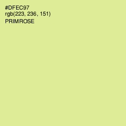 #DFEC97 - Primrose Color Image