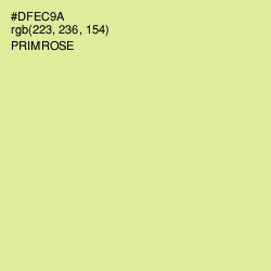 #DFEC9A - Primrose Color Image