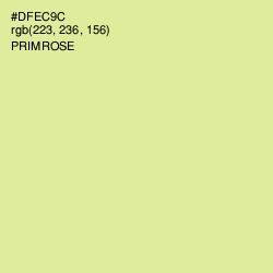 #DFEC9C - Primrose Color Image