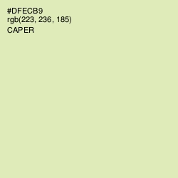 #DFECB9 - Caper Color Image