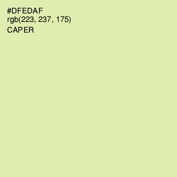 #DFEDAF - Caper Color Image