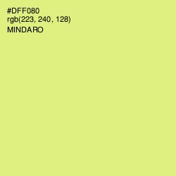 #DFF080 - Mindaro Color Image