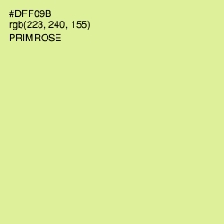 #DFF09B - Primrose Color Image