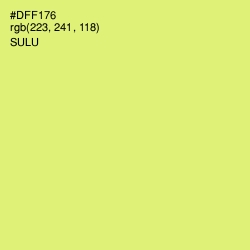 #DFF176 - Sulu Color Image