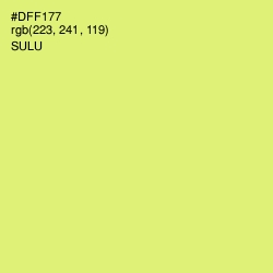 #DFF177 - Sulu Color Image