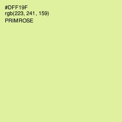 #DFF19F - Primrose Color Image