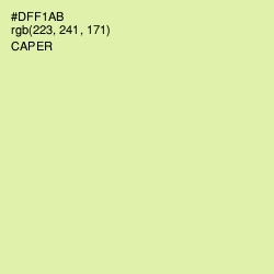 #DFF1AB - Caper Color Image