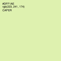 #DFF1AE - Caper Color Image