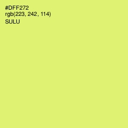 #DFF272 - Sulu Color Image