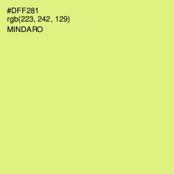 #DFF281 - Mindaro Color Image