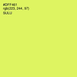 #DFF461 - Sulu Color Image