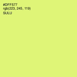 #DFF577 - Sulu Color Image