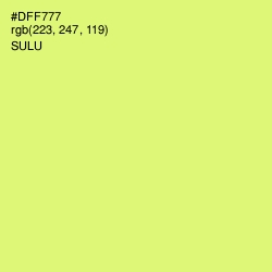 #DFF777 - Sulu Color Image