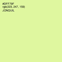 #DFF79F - Jonquil Color Image