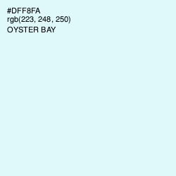 #DFF8FA - Oyster Bay Color Image