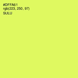 #DFFA61 - Sulu Color Image