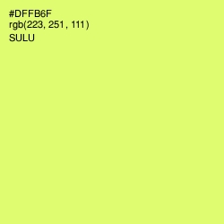 #DFFB6F - Sulu Color Image