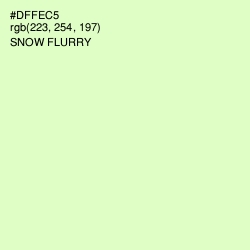 #DFFEC5 - Tea Green Color Image