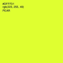 #DFFF31 - Pear Color Image