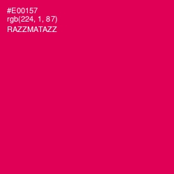 #E00157 - Razzmatazz Color Image