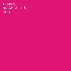 #E01573 - Rose Color Image