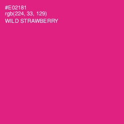 #E02181 - Wild Strawberry Color Image