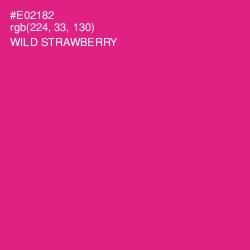 #E02182 - Wild Strawberry Color Image