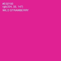 #E02193 - Wild Strawberry Color Image