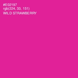 #E02197 - Wild Strawberry Color Image