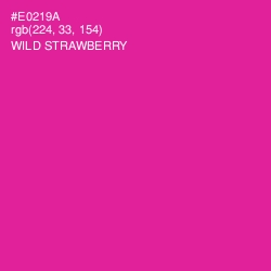 #E0219A - Wild Strawberry Color Image
