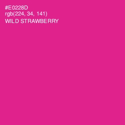 #E0228D - Wild Strawberry Color Image