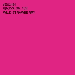 #E02484 - Wild Strawberry Color Image