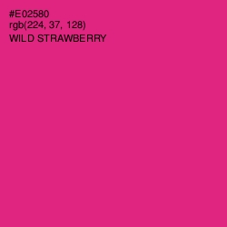 #E02580 - Wild Strawberry Color Image