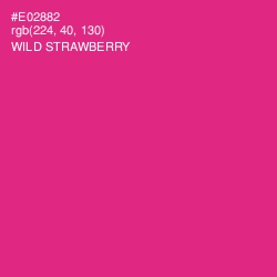 #E02882 - Wild Strawberry Color Image