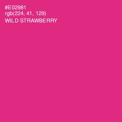 #E02981 - Wild Strawberry Color Image