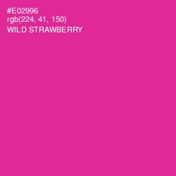 #E02996 - Wild Strawberry Color Image