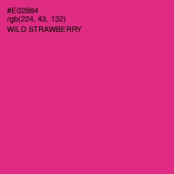 #E02B84 - Wild Strawberry Color Image