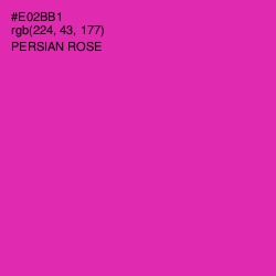 #E02BB1 - Persian Rose Color Image