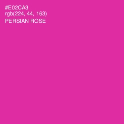 #E02CA3 - Persian Rose Color Image