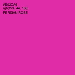 #E02CA6 - Persian Rose Color Image