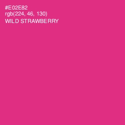 #E02E82 - Wild Strawberry Color Image