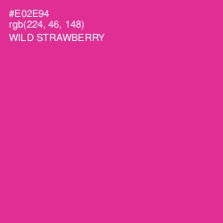 #E02E94 - Wild Strawberry Color Image