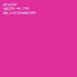 #E02E9F - Wild Strawberry Color Image